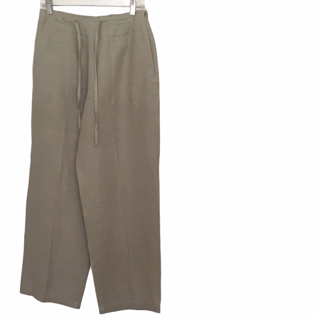 Nwot Vintage Units Drawstring 100 Linen Pants